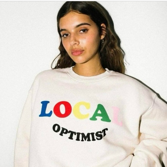 NWT* Madhappy Local Optimist Fleece Crewneck - Picture 2 of 4